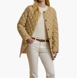 Ralph Lauren Contrast Lining Quilted Puffer Jacket